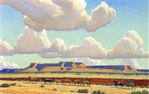 Wide Lands of the Navajo - Maynard Dixon