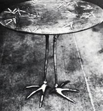 Table with Bird's Feet - Meret Oppenheim