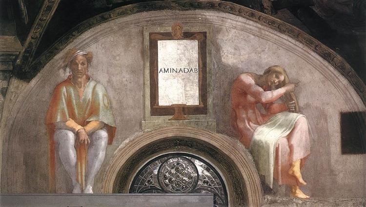 The Ancestors of Christ: Amminadab, 1512 - Michelangelo