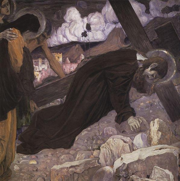 Crucifixion, 1912 - Михаил Нестеров