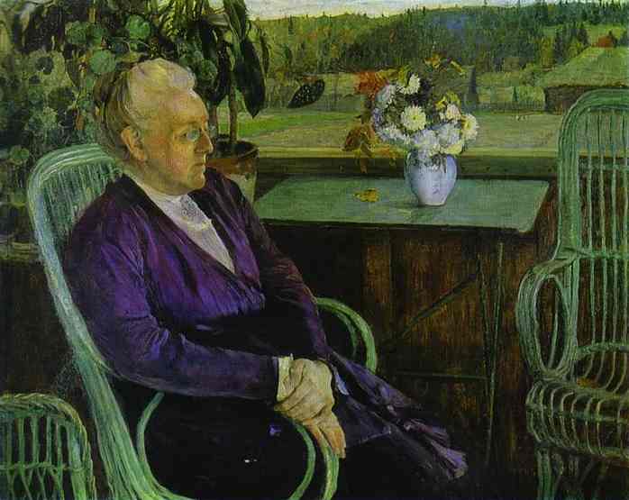 Portrait of Sofia Tutcheva, c.1927 - Mikhaïl Nesterov