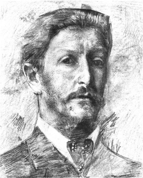 Self Portrait, 1904 - Михаил Врубель