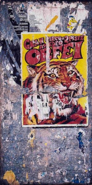 Orfei (La Tigre), 1990 - Mimmo Rotella