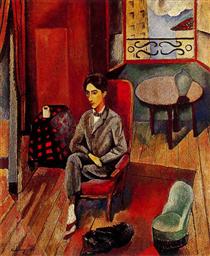 Portrait of Jean Cocteau - Моїс Кіслінг