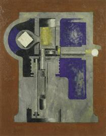 Untitled (Mechanical Abstraction) - Morton Livingston Schamberg