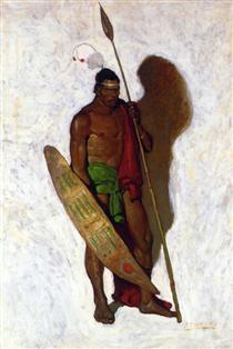 African Warrior - N. C. Wyeth