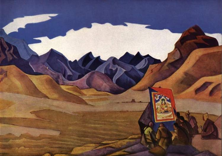 Banner of the Future, 1925 - Nikolai Konstantinovich Roerich