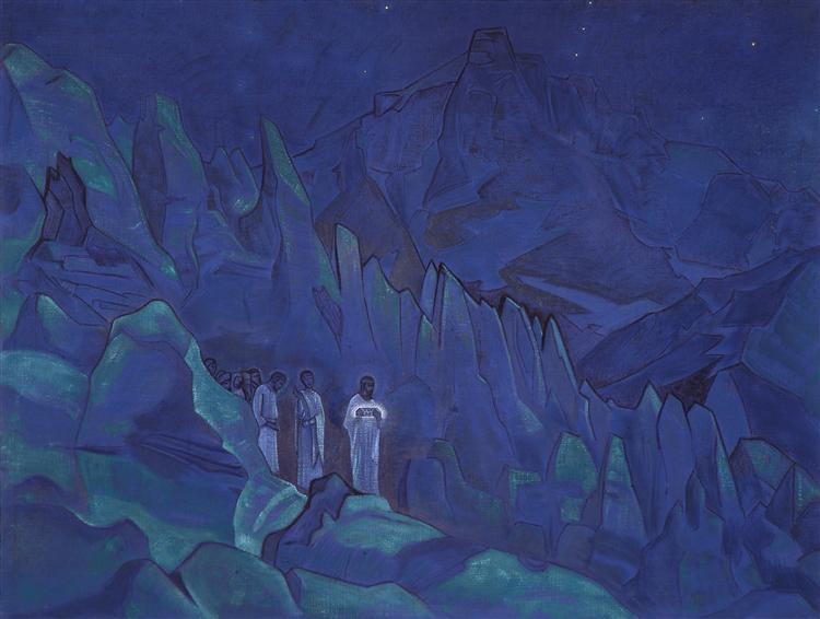 Сжигание тьмы, 1924 - Николай  Рерих