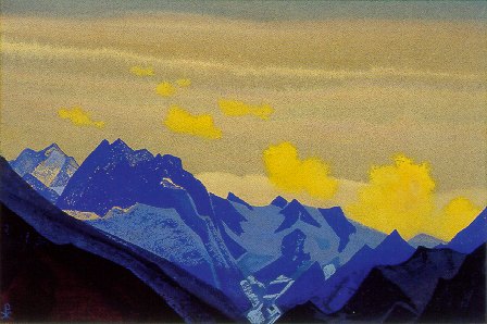 Glaciers of Himalayas, 1937 - Nikolái Roerich