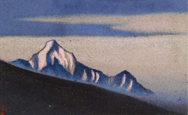 Himalayas (study) - Николай  Рерих