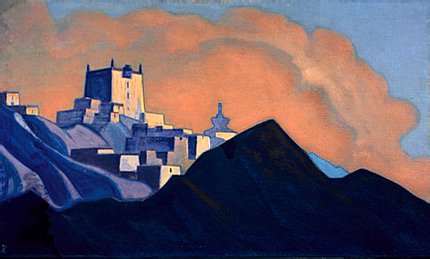 Monastery (Brahmaputra), 1937 - Nicolas Roerich