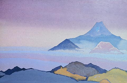 Mount Fuji, 1936 - Николай  Рерих