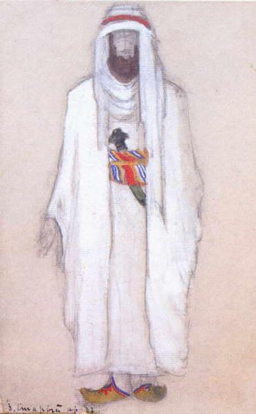 Старий араб, 1912 - Микола Реріх