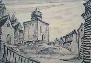 Old town, c.1903 - Николай  Рерих