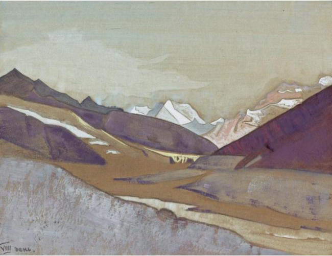 Shayok, the eighth day, 1925 - Nikolái Roerich