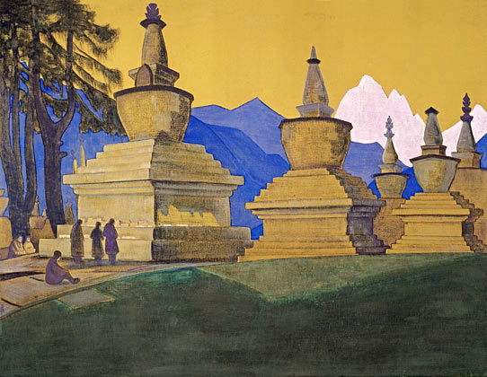 himalayas paintings roerich