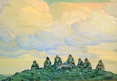 The great sacrifice, 1912 - Nikolái Roerich