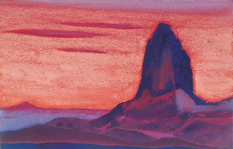 The rock temples - Nicholas Roerich