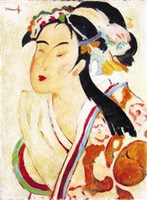 The Japanese Woman - Nicolae Tonitza