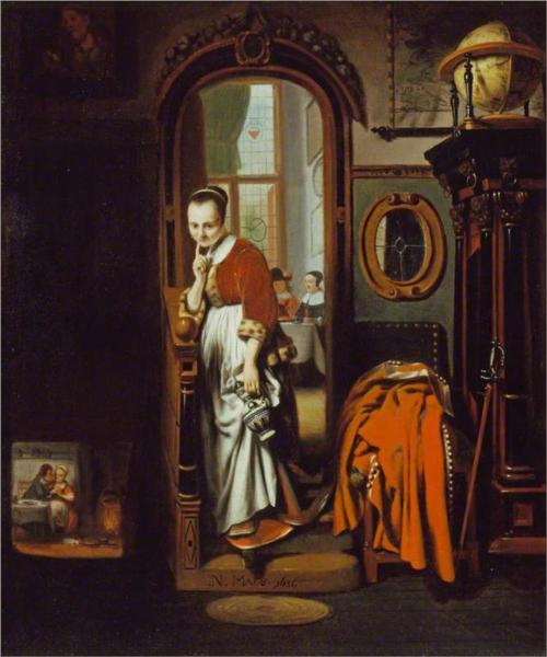 The Listening Housewife, 1656 - Nicolaes Maes