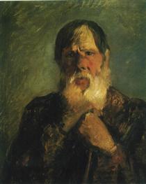 An Old Peasant - Nikolai Ge