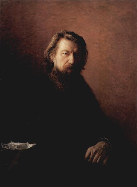Portrait of Alexei Antipowitsch Potechin, 1876 - Nikolai Ge