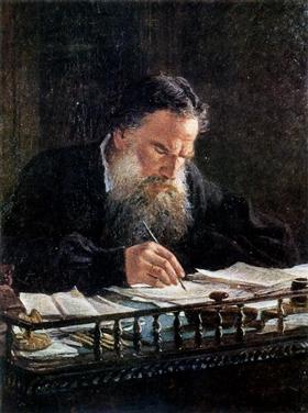 Portrait of Leo Tolstoy - Nikolai Ge