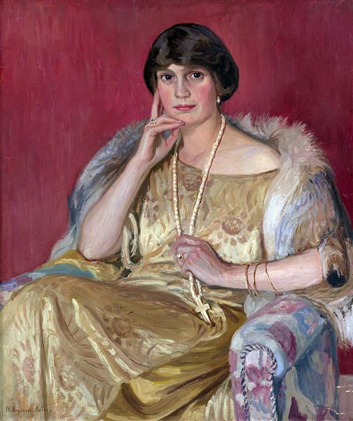 Portrait of a Lady - Nikolay Bogdanov-Belsky