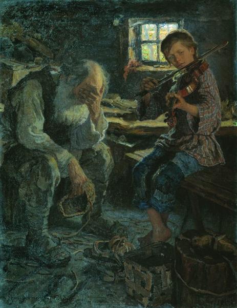 Talant and Admirer - Nikolaï Bogdanov-Belski