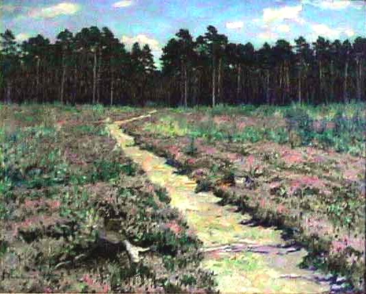 Тропинка в лес весной - Николай Богданов-Бельский