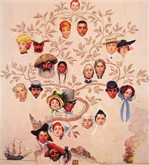 A Family Tree - Норман Роквелл