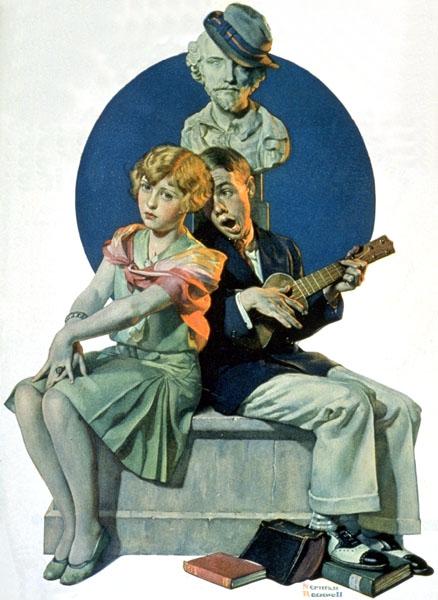 Serenade, 1928 - 諾曼‧洛克威爾