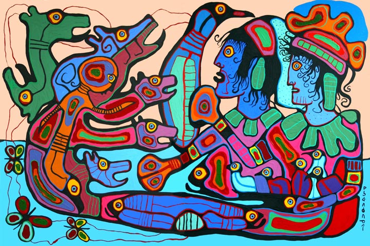 We Conjure Our Own Spirit - Norval Morrisseau