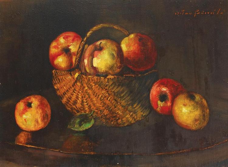 Basket with Apples - Октав Бенчиле