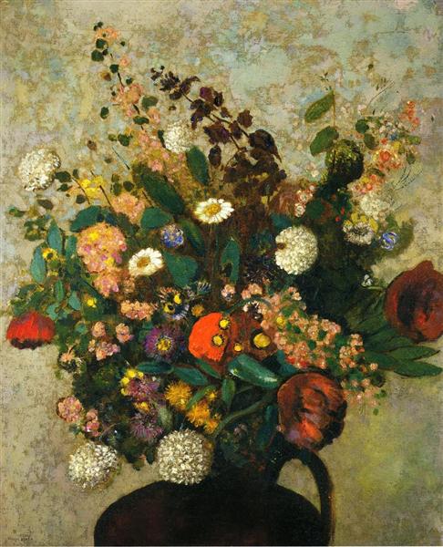 Bouquet of Flowers - Одилон Редон