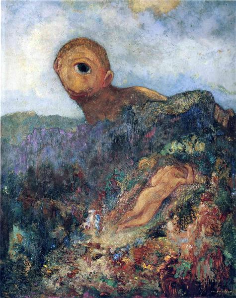 O Ciclope, c.1898 - c.1900 - Odilon Redon