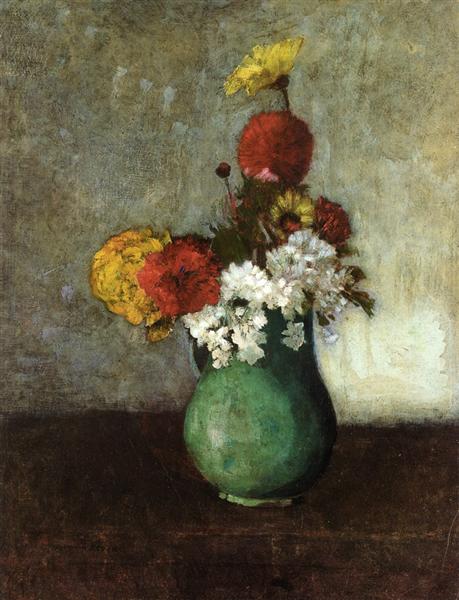 Vase of Flowers, 1900 - Одилон Редон