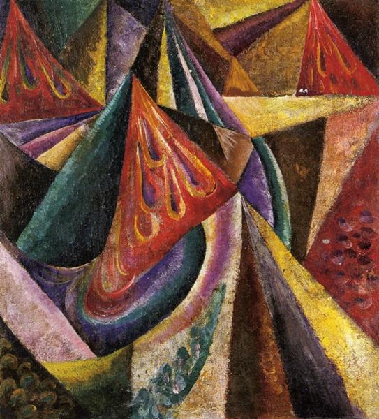 Абстрактна композиція, c.1915 - Олександр Богомазов