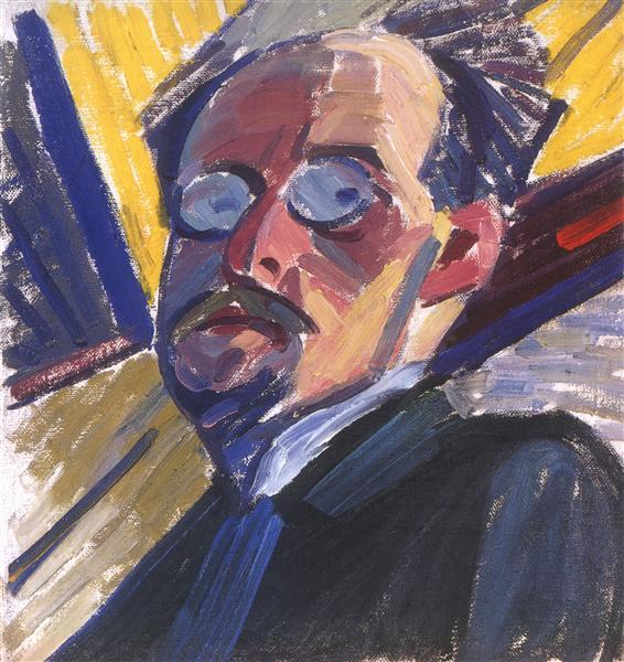 Self portrait, c.1915 - Oleksandr Bohomazov