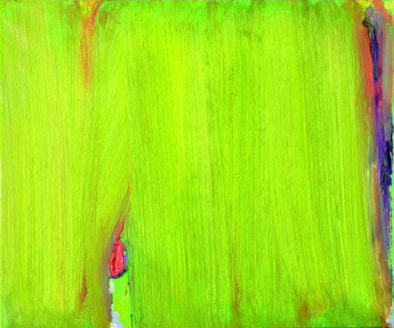 Petit vert à la tache rose, 1976 - Olivier Debré