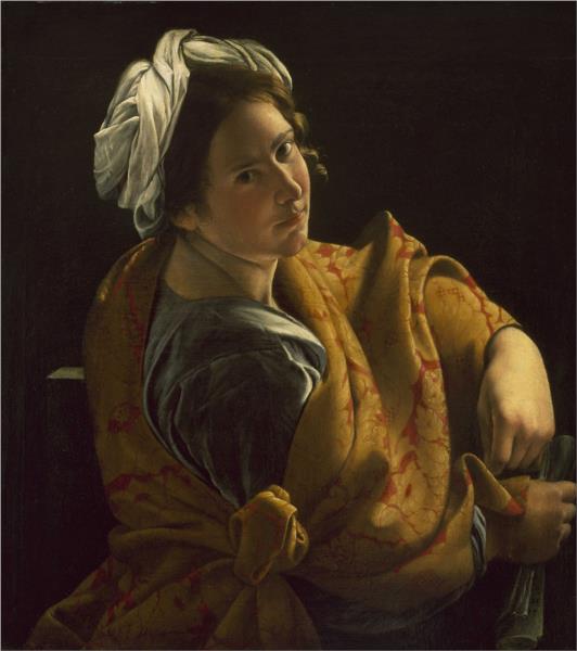 Portrait of a Young Woman as a Sibyl, c.1626 - Orazio Gentileschi