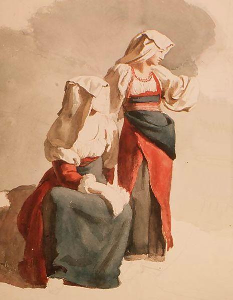 Итальянские селянки, 1834 - Орест Кипренский