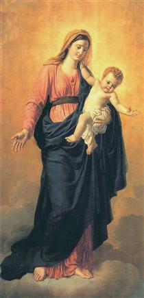 Madonna with the Child - Oreste Kiprensky
