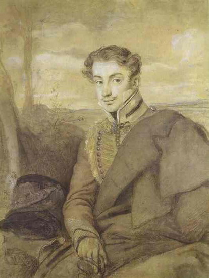 Portrait of A. Dmitriyev-Mamonov, 1815 - Oreste Kiprensky