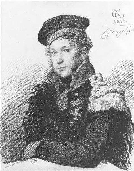 Portrait of A. Tamilov, 1813 - Orest Kiprenski