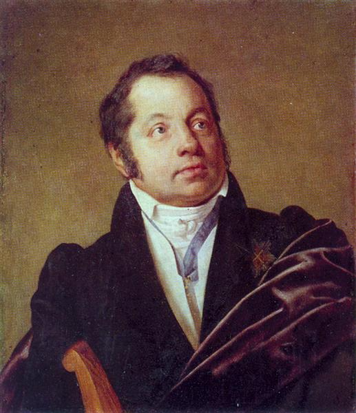 Portrait of an unknown man, c.1830 - Orest Kiprensky