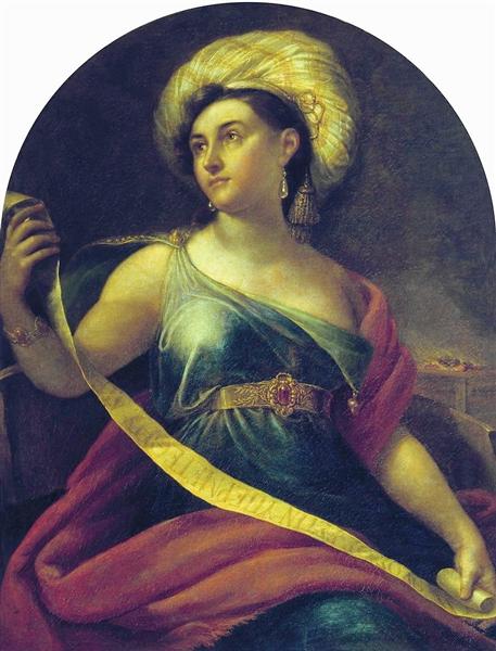 Portrait of Nimfodora Semenova, 1828 - Орест Кіпренський