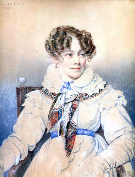 Portrait of Sophie Rostopchine, 1823 - Oreste Kiprensky