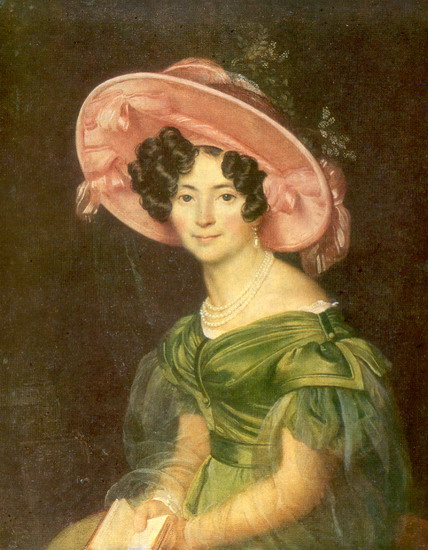 Portrait of Zinaida Volkonskaya, 1829 - Орест Кіпренський