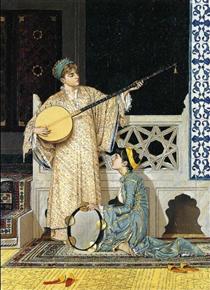 The Musician Girl - Osman Hamdi Bey